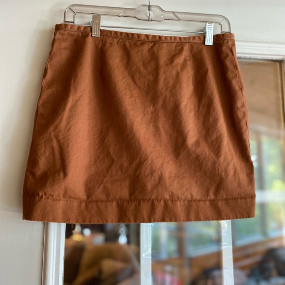 Fossil size 6 brown mini skirt - Picture 5 of 6